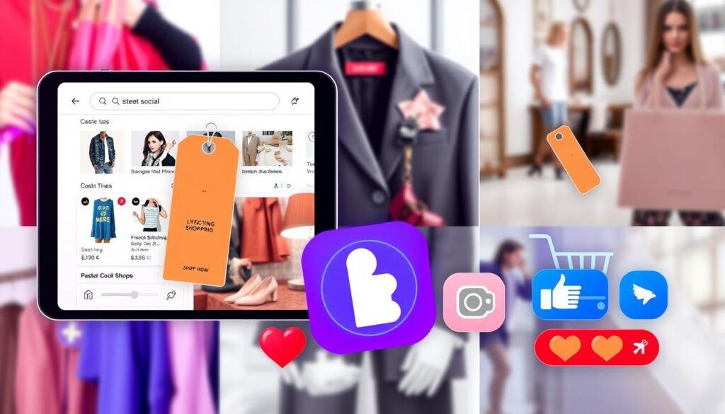 social media shopping features